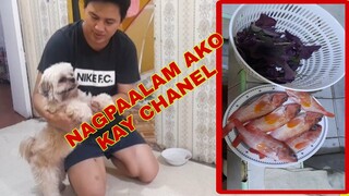 BUMILI KAMI NG MALULUTO SA UMAGAHAN KASAMA SI BABY SA PALENGKE + lapulapu fish cook