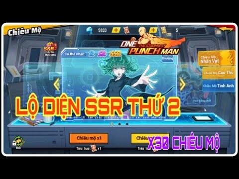 One Punch Man: The Strongest - LỘ DIỆN EM TƯỚNG SSR THỨ 2 HƯỚNG DẪN AE CACNHS BUILD ĐỘI HÌNH TÂN THỦ