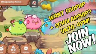 500PHP AT SCHOLARSHIP HANGGANG 4PM LANG TO!