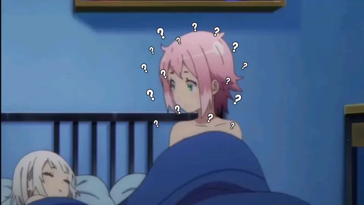 When I woke up, why was there a girl on the bed?