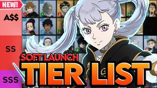 BLACK CLOVER MOBILE GLOBAL TIER LIST. BEST UNITS TO BUILD, WHICH ONES TO SKIP & BEST FOR F2P PLAYERS