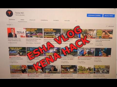 ESHA VLOG HADIR LAGI SETELAH DI HACK