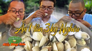 ĂN 1 LẦN 3 KÝ NGHÊU, BẠN DÁM HONG???