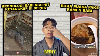 VIRAL BABI NGEPET GAK KERJA BANYAK DUITNYA, BUKA PUASA MAKAN RAMEN BABI