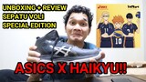 UNBOXING + REVIEW HAIKYUU X ASICS SHOES SPECIAL EDITION !