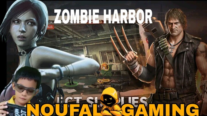 main game tembak zombie, zombie harbor. bertaham hidup
