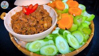 THỊT KHO MẮM RUỐC chấm rau củ, vừa đậm đà vừa thanh đạm | Bếp Của Vợ