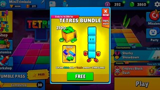 NEW TETRIS *FREE* GIFTS!! - Stumble Guys Concept