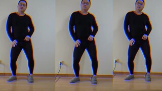 To prevent depression, the chubby guy finally broke free with an addictive dance—just shake it once 
