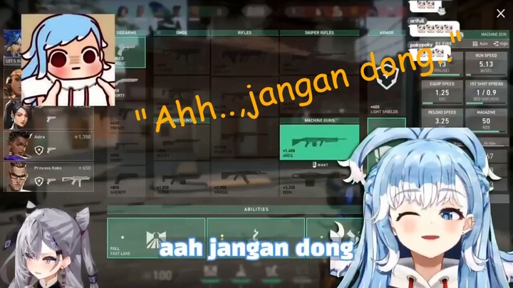 Kobo niruin aah jangan dong zeta, dan zeta niruin ehek kobo 🗿