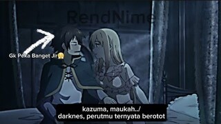 Ketika Cowok Lu Gak Peka an🤣 || JedagJedug KonoSuba Anime👻