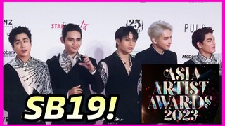 PPop King SB19 arrival to ASIA ARTIST AWARDS AAA 2023!