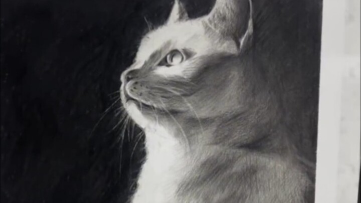 Art students who are working hard but feeling happy.