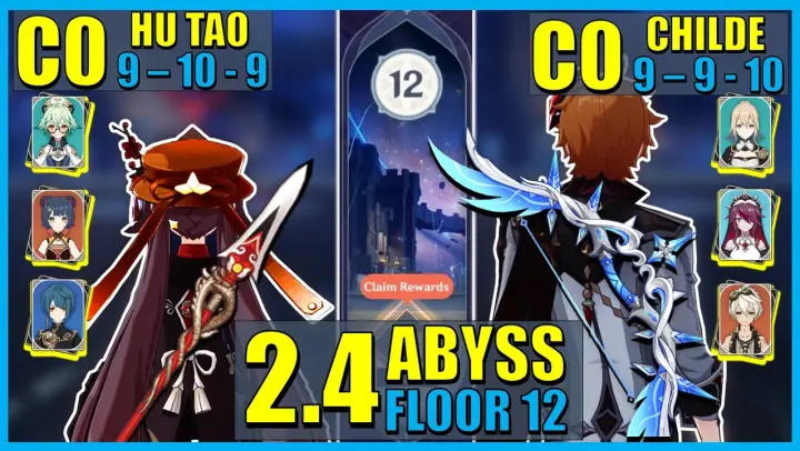 Abyss 2 5 Made Even More Ez With Eula Hu Tao Floor 12 Spiral Abyss 2 5 Genshin Impact Bilibili