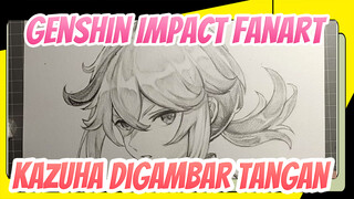 Menggambar Kaedehara Kazuha dalam 230 Menit!!! Genshin Impact Kazuha | Digambar tangan