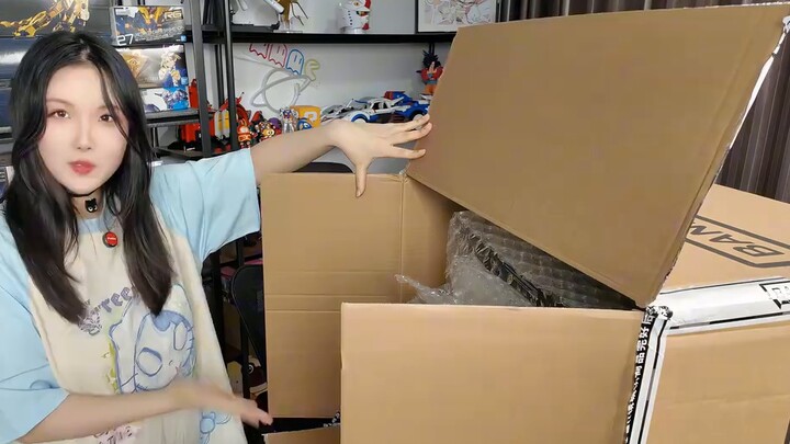 Bandai Gundam 1999 official lucky bags are unboxed twice and a transport box is also seen!