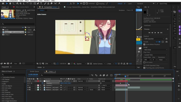 TUTORIAL membuat simple TRANSISI di After Effect