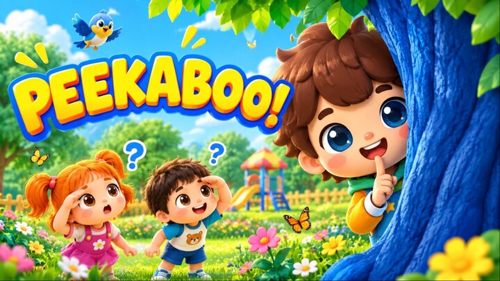 Peekaboo, I See You! 👀 | Hide and Seek Song for Kids | Kinion
