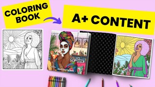 Amazon KDP A Plus Content Tutorial | Create A+ Content for Coloring Books Step-by-Step