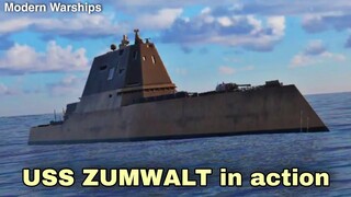 Modern Warships: USS ZUMWALT online gameplay.