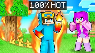 Nico Got 100% HOT In Minecraft!