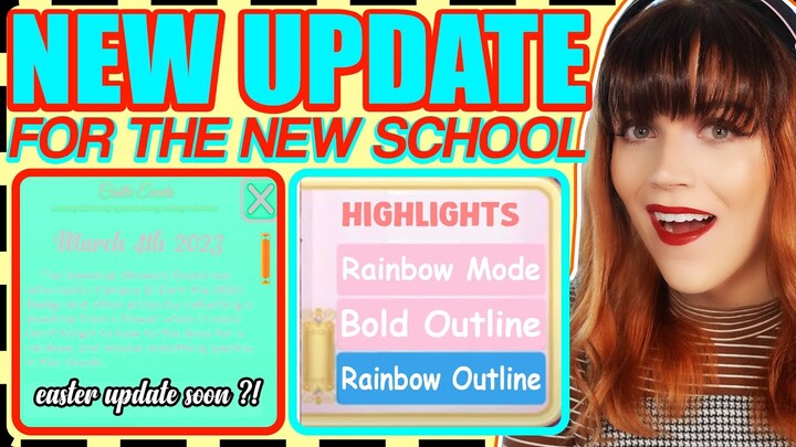 A NEW UPDATE FOR THE NEW SCHOOL RELEASED EARLY?! 🏰 Royale High Update News
