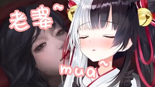 【有栖Mana】萝莉狐看到老婆就上去prpr？脑髓吸食警告！