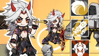 【明日方舟×原神】角色演示—「荒泷天下第一斗，到此一游！」