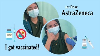 I got vaccinated! #AstraZeneca
