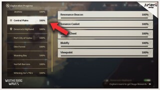 WUMING BAY AND CENTRAL PLAINS 100% EXPLORATION FIXED! | Wuthering Waves