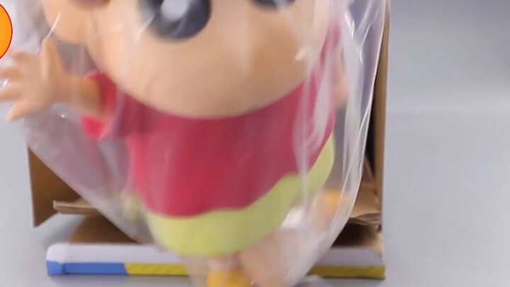 [Congcongjiang's review video] Super large! Crayon Shin-chan Nohara Shinnosuke soft plastic model