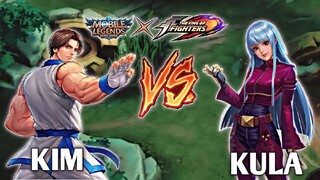 KING OF FIGTHERS MOBILE LEGENDS COLLAB| KIM V.S KULA ( 4K Resolution)