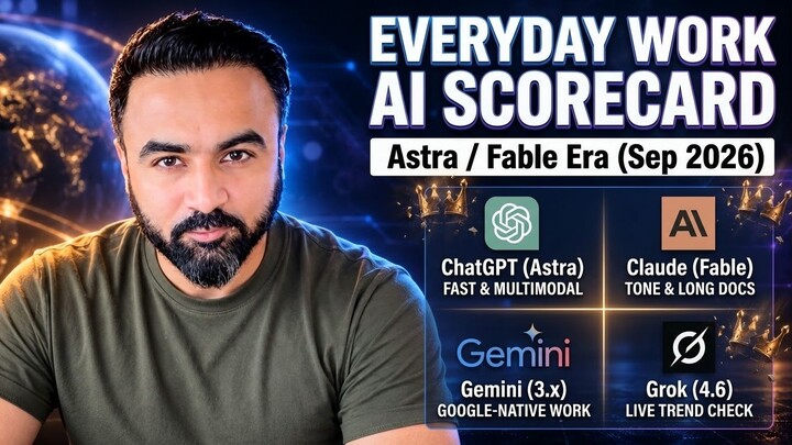 Sep 2026 AI Scorecard: ChatGPT vs Claude vs Gemini vs Grok for Real Work