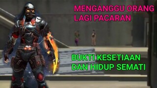 GANGGUIN ORANG PACARAN DAN BUKTI KESETIAAN PASANGAN - GARENA FREE FIRE INDONESIA