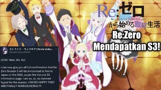 Re: Zero Mendapatkan Season 3