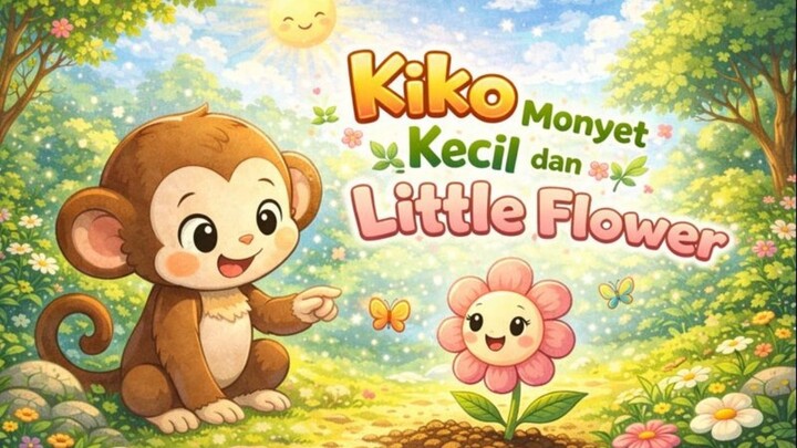 Kisah Kiko si Monyet Kecil dan Little Flower