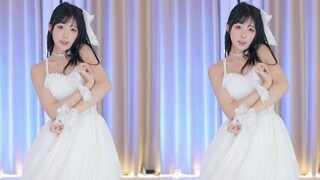 【鱼子酱】《Hmph!》白色连衣裙套装 直播跳舞录屏
