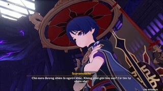 GENSHIN IMPACT - Cutscenes cảnh nhà lữ hành gặp Scaramouche