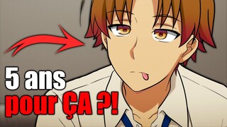 Classroom Of The Elite : LE DÉCLIN ?! (La SAISON 2...)