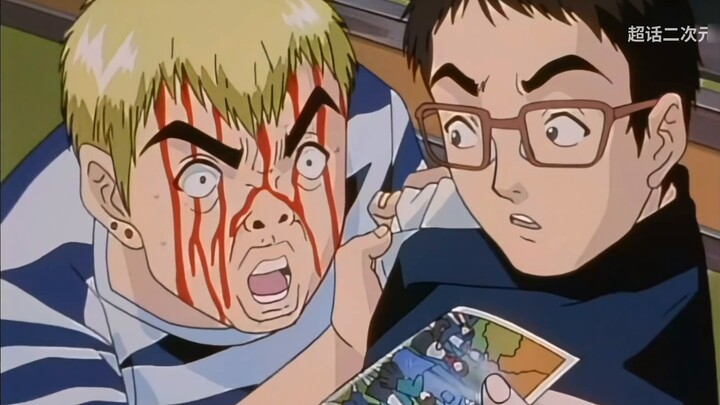 Onitsuka ate a free meal and ran away, but was hit by a car and still wanted to eat sushi