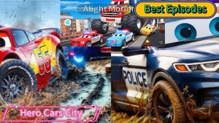 Hero Cars City Best Compilation (Episode 06)