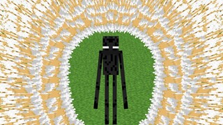 [Game]Invulnerable Enderman Diserang oleh Banyak Anak Panah|Minecraft