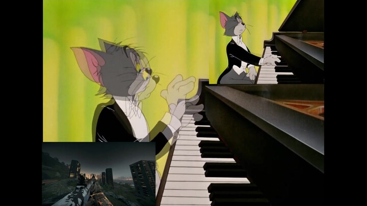 เจ้าแมวทอม กับการเล่นเปียโนเพลง YOU