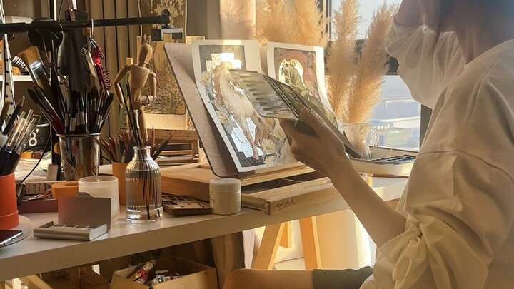 People who draw must be confident.