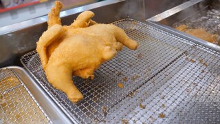 Ẩm thực đường phố | Gà chiên nguyên con #gachiennguyencon