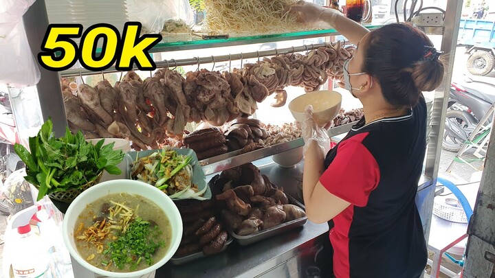 Xe cháo lòng "nhìn là muốn ăn" giá cực rẻ ở trung tâm Sài Gòn