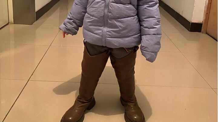 Boots instantly transform into leather pants!