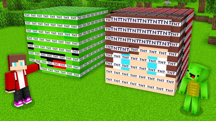 Mikey and JJ BLEW UP Their HEADS in Minecraft (Maizen)