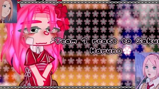 /🇪🇦,🇺🇲/Team 7 react to Sakura Haruno/🌸/Gacha club,life/SasuSaku,Narusaku?/ Naruto/SisterBaffis/