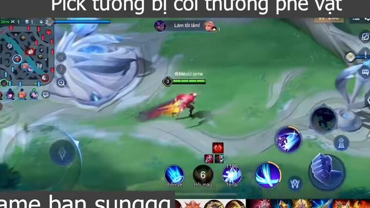 Pick tướng bị coi thường phế vật p2 #gamebansunggg